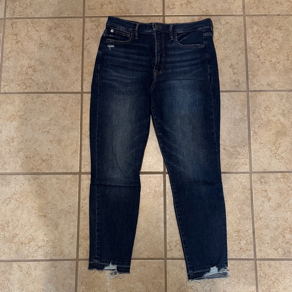 GAP Women's Dark Indigo Ankle Jeans